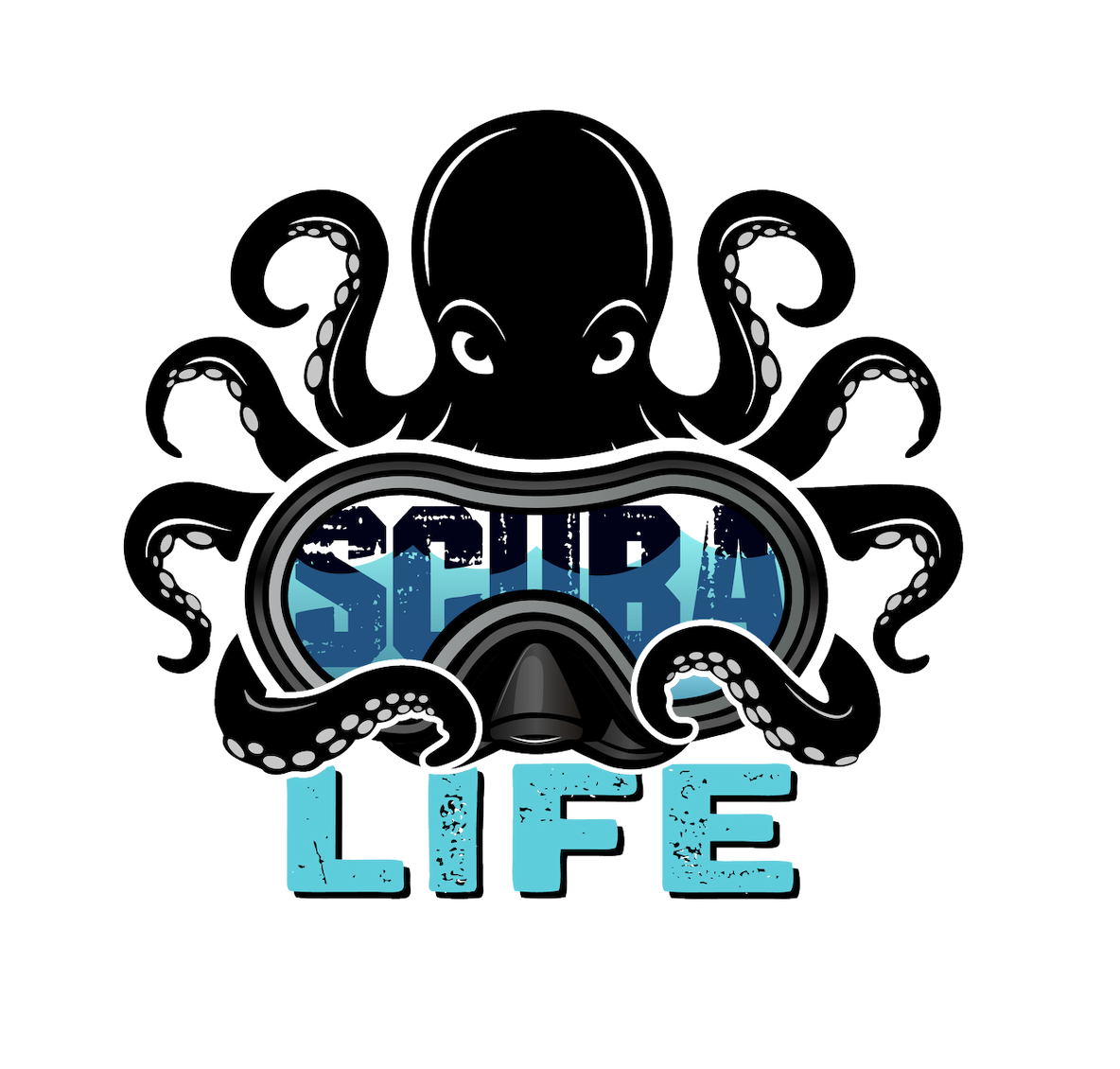 Scuba Life Stickers